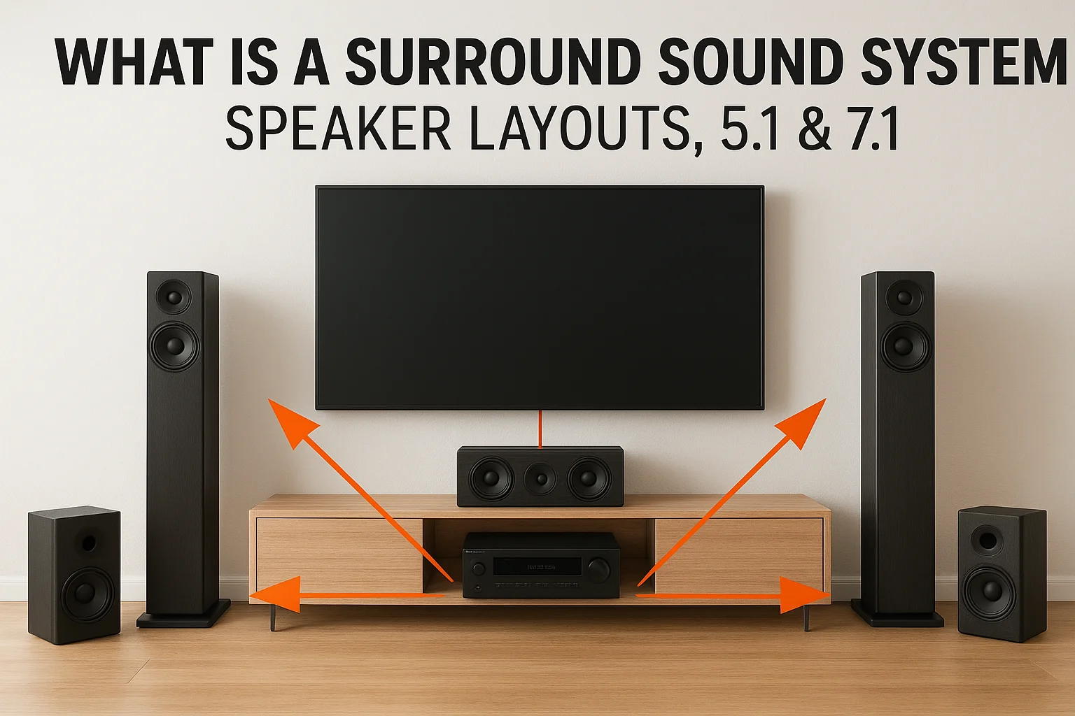 What Is a Surround Sound System? Speaker Layouts, 5.1 & 7.1